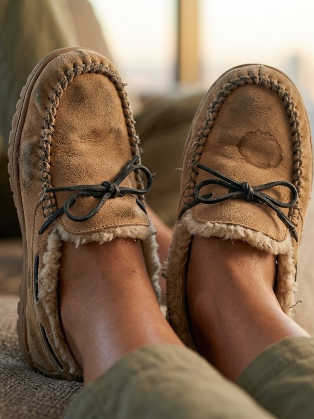 UGG Slippers Women's Size 7 Brown Black comfy shoes